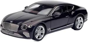 Bentley Continental GT secret fearsome neck regiment soften midwest 2018 Simulation Metal Top Hard Car Model Decoration Gift Purple Festive Deluxe Gift Resin Car Vehicle Model 1 18 Fit for 