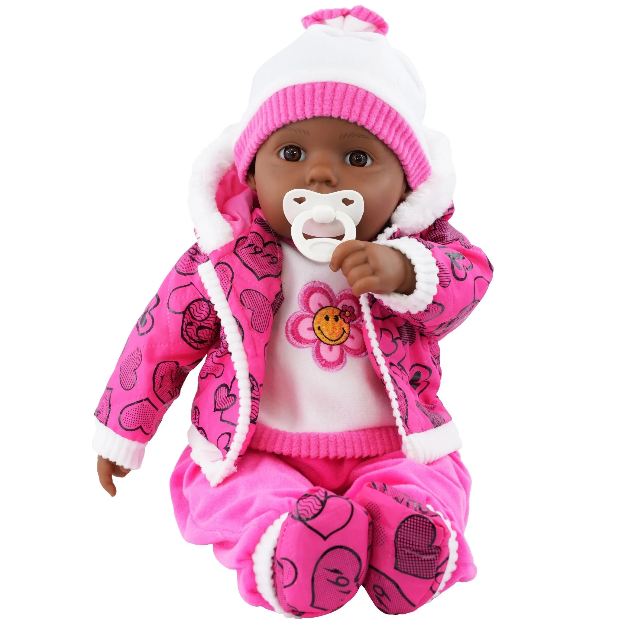 BiBi Black Baby Doll "Sparkle" (50 cm / 20")