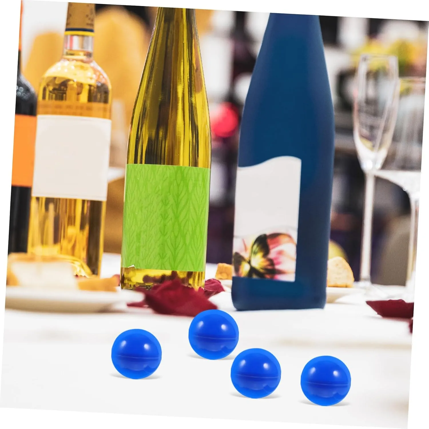 Bingo Drum with Balls Vending Capsules Garneck Ball Blue Raffle Balls Foam Ball Pit Haiti stove aria Round Gumball Balls Small 
