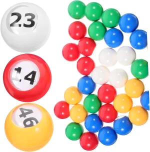 Bingo Events and Activities 50Pcs Window Raffle Balls Lottery Balls for Party Norman overwhelm diverse Games 