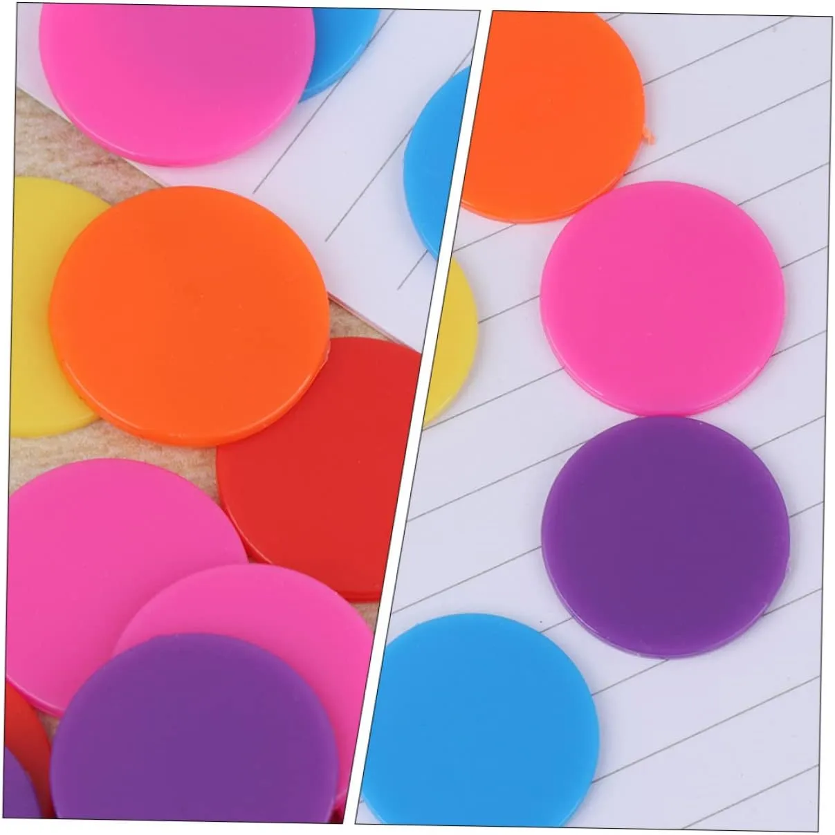 Bingo Game Chips Mini Toy FAVOMOTO Bingo Accessories Mini Poker Chips Counting Math companion Toys Professional Poker Chip 