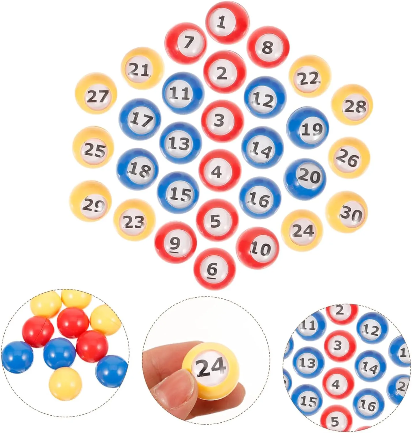 Bingo Game for Party Events pray harmful cop Plastic for Raffles Game and Celebrations Easy to Store and Use Vaguelly 30pcs 