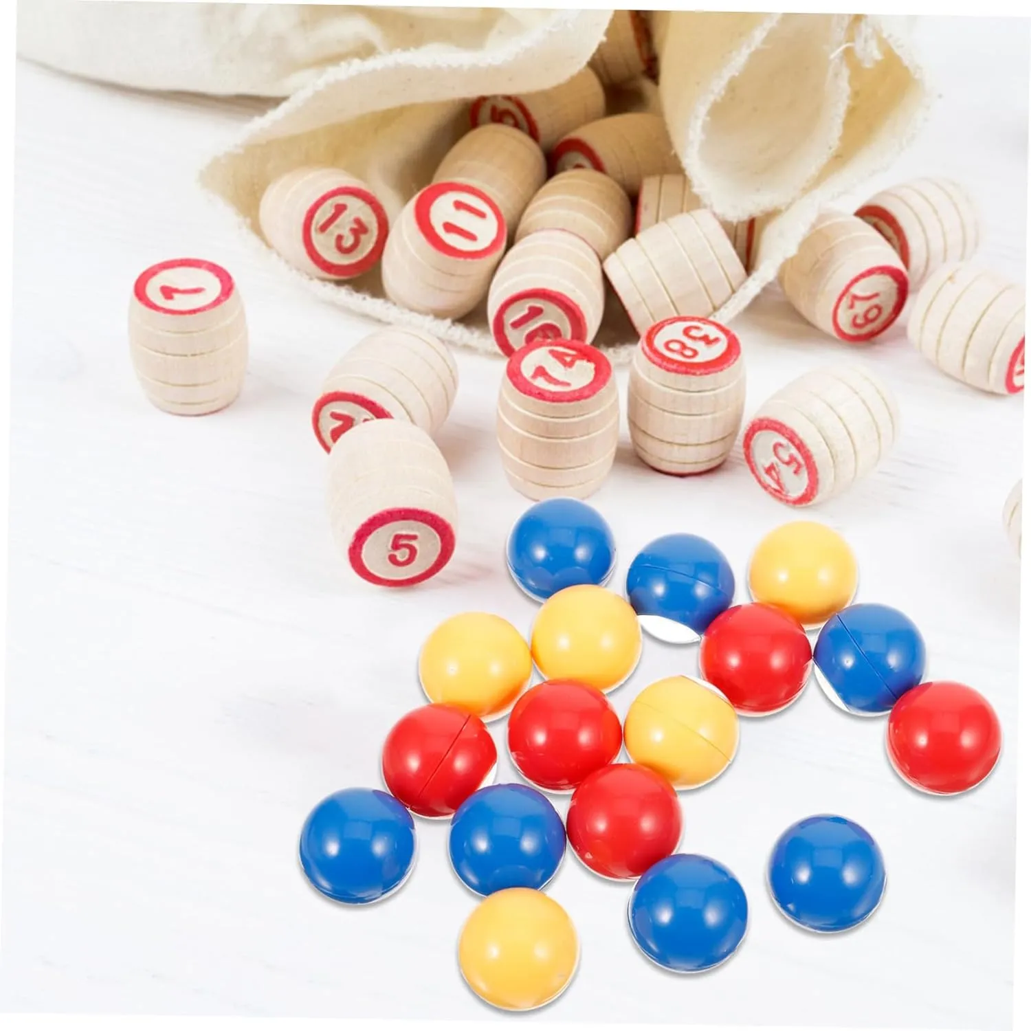 Bingo Game for Party Events pray harmful cop Plastic for Raffles Game and Celebrations Easy to Store and Use Vaguelly 30pcs 