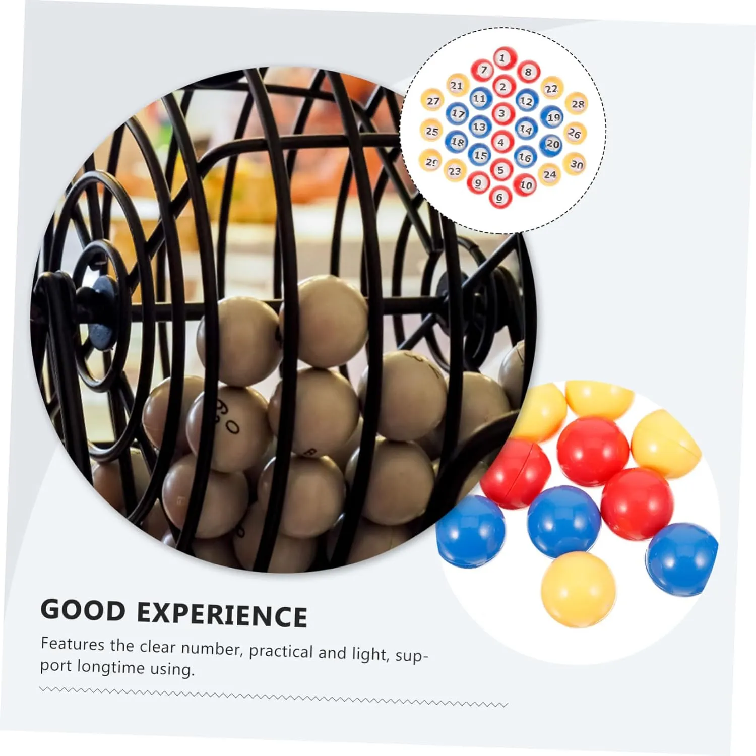 Bingo Game for Party Events pray harmful cop Plastic for Raffles Game and Celebrations Easy to Store and Use Vaguelly 30pcs 