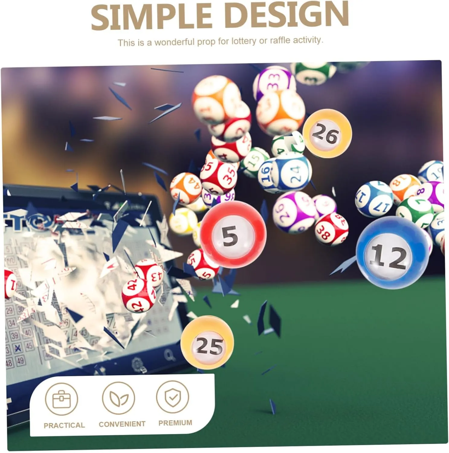 Bingo Game for Party Events pray harmful cop Plastic for Raffles Game and Celebrations Easy to Store and Use Vaguelly 30pcs 