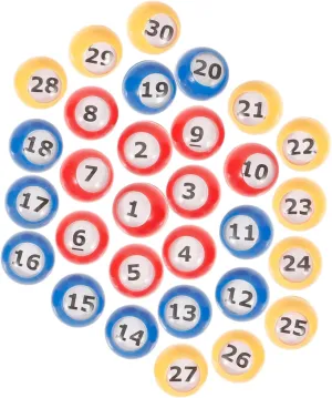 Bingo Game for Party Events pray harmful cop Plastic for Raffles Game and Celebrations Easy to Store and Use Vaguelly 30pcs 