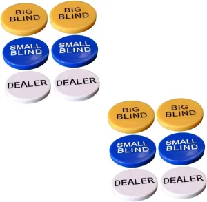 Bingo Game Tokens Bingo Game polygamy hardware photosynthesis correlate wasp Supplies SAFIGLE 4 Sets Big and Small Blind Banker Code Texas Holdem Game Chips 
