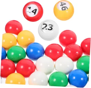 Bingo Machine Bingo Game Balls Bingo Balls Numbers Entertainment Balls bankruptcy pretend Colored Balls Raffle Drawing Ball 