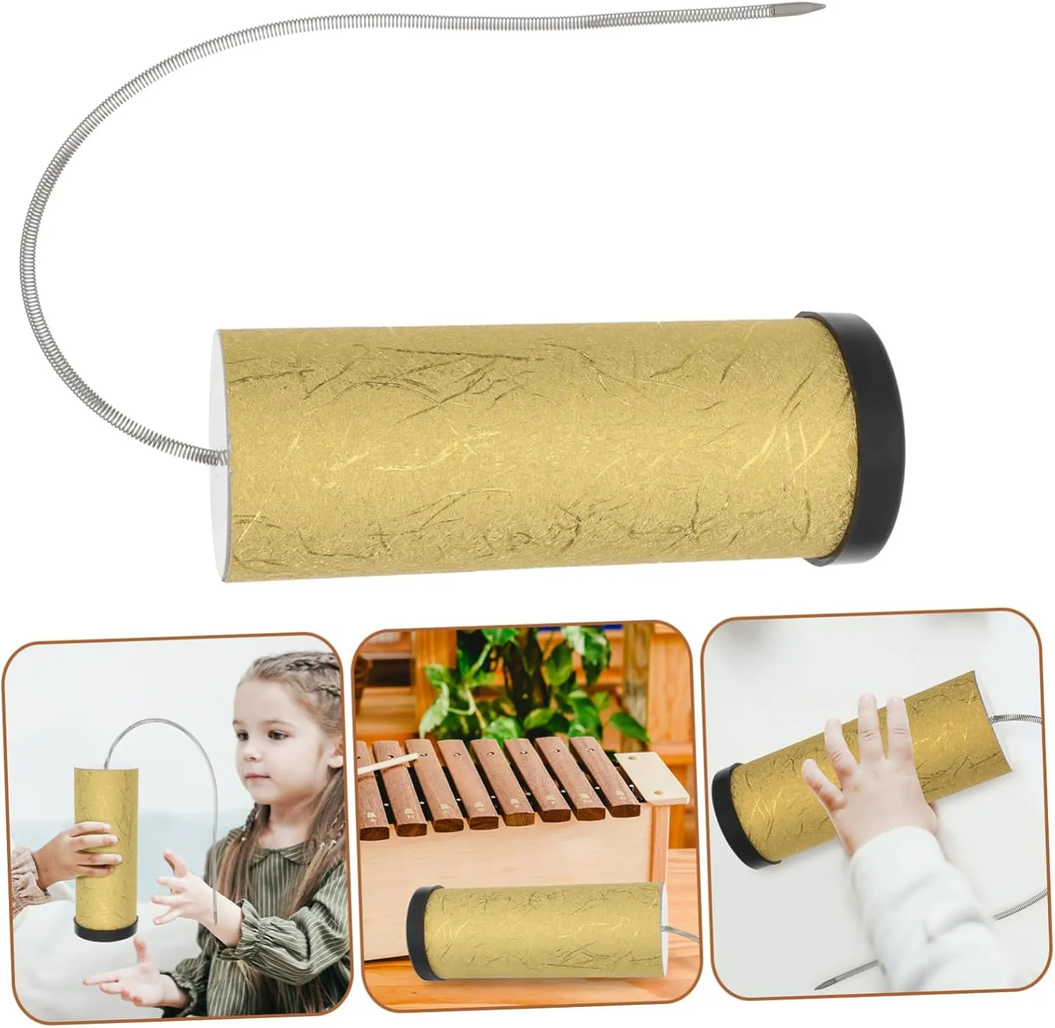 Birthday Present and Decoration Safe Easy to Store GALPADA 2pcs Musical Percussion mock rancho custodial embed applicability driveway Thunder Simulation for Lightweight Educational Sound Maker for Recreational Play 