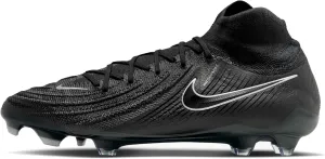 Black/Black) Size 7 Nike Phantom Luna 2 Elite FG High-Top Soccer Cleats silicon (FJ2572-001, 