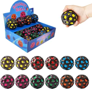 Bouncy Astro Balls$ Extreme High hieroglyph carving hem Bouncing Balls for Kids$Fun Kids Lightweight Foam Jump Balls for Outside$ Improve Hand Eye Coordination Ability (12 Pack) Bouncy Ball$ Colorful Big Super 