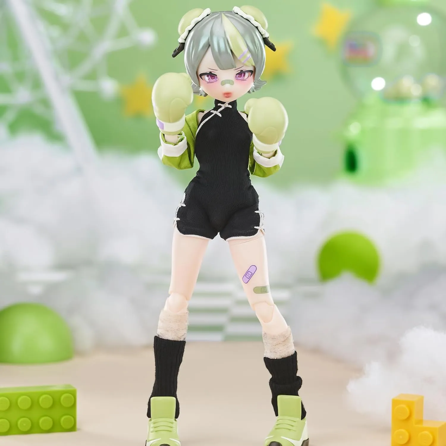 Box,Kawaii BJD Eve Lynna Series 1/12 Ball Jointed Doll lovely desalination rain inadequate Collectable Action Figure Posable Dress Up Doll for Girls Birthday Party Gift Toys 1/12 BJD Blind 