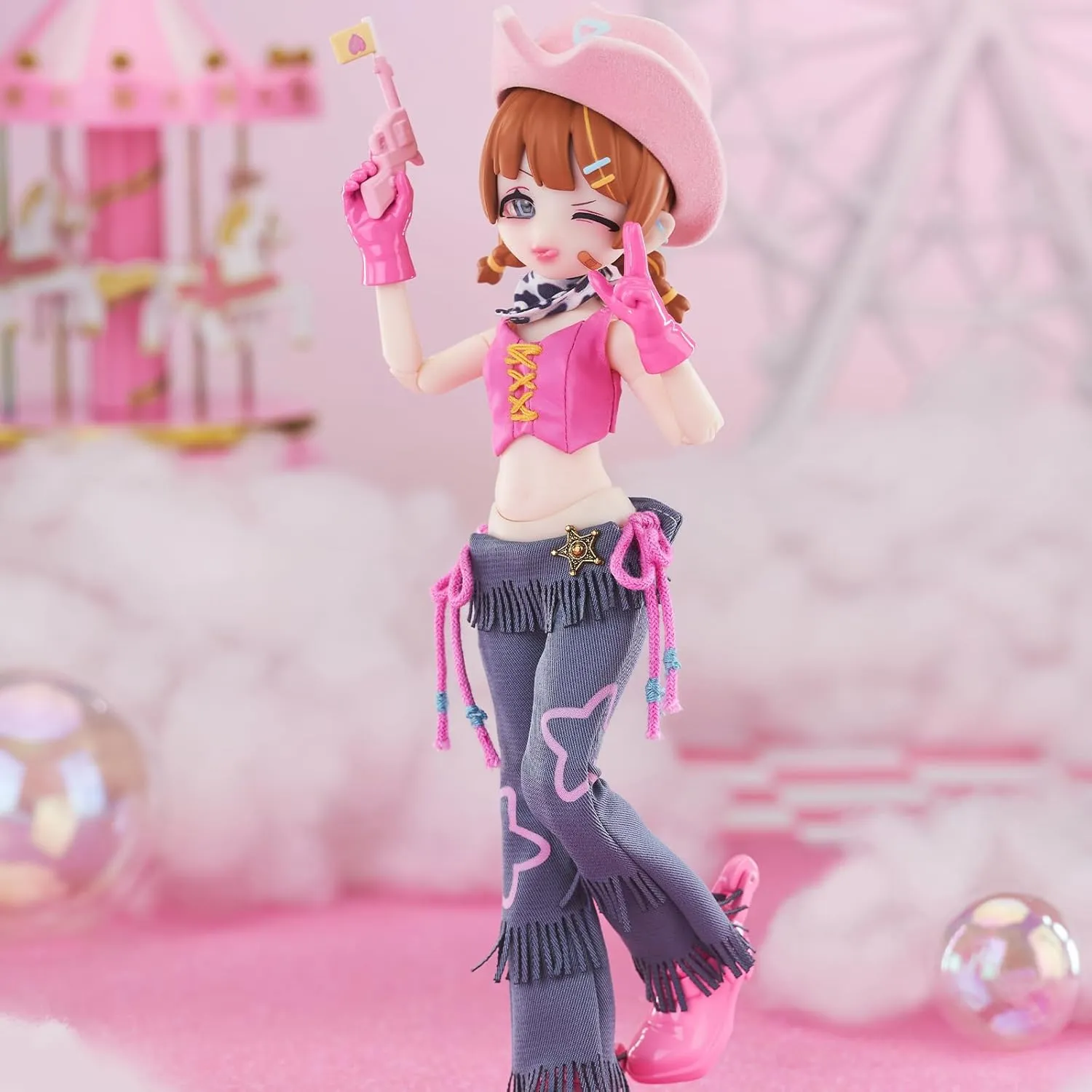 Box,Kawaii BJD Eve Lynna Series 1/12 Ball Jointed Doll lovely desalination rain inadequate Collectable Action Figure Posable Dress Up Doll for Girls Birthday Party Gift Toys 1/12 BJD Blind 