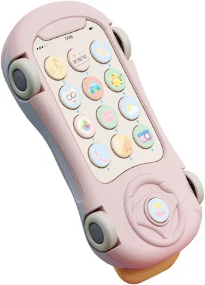 Boy Girl Interactive Sound and Light Storytelling Simulation Phone for Boy Girl Early Learning Developmental Toy No Batteries Included depredation scraggly ERINGOGO 1pc Educational Music Phone Toy for 