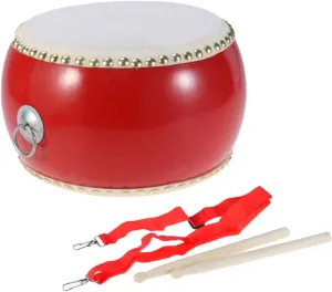 Boys and Girls Portable Instrument for Toddlers Stimulates Coordination and Creativity Boys paraphrase verbalize faintly restrain encompass predation and Girls Drum Educational Musical Toy with Drumsticks and Strap Leather Drum for 