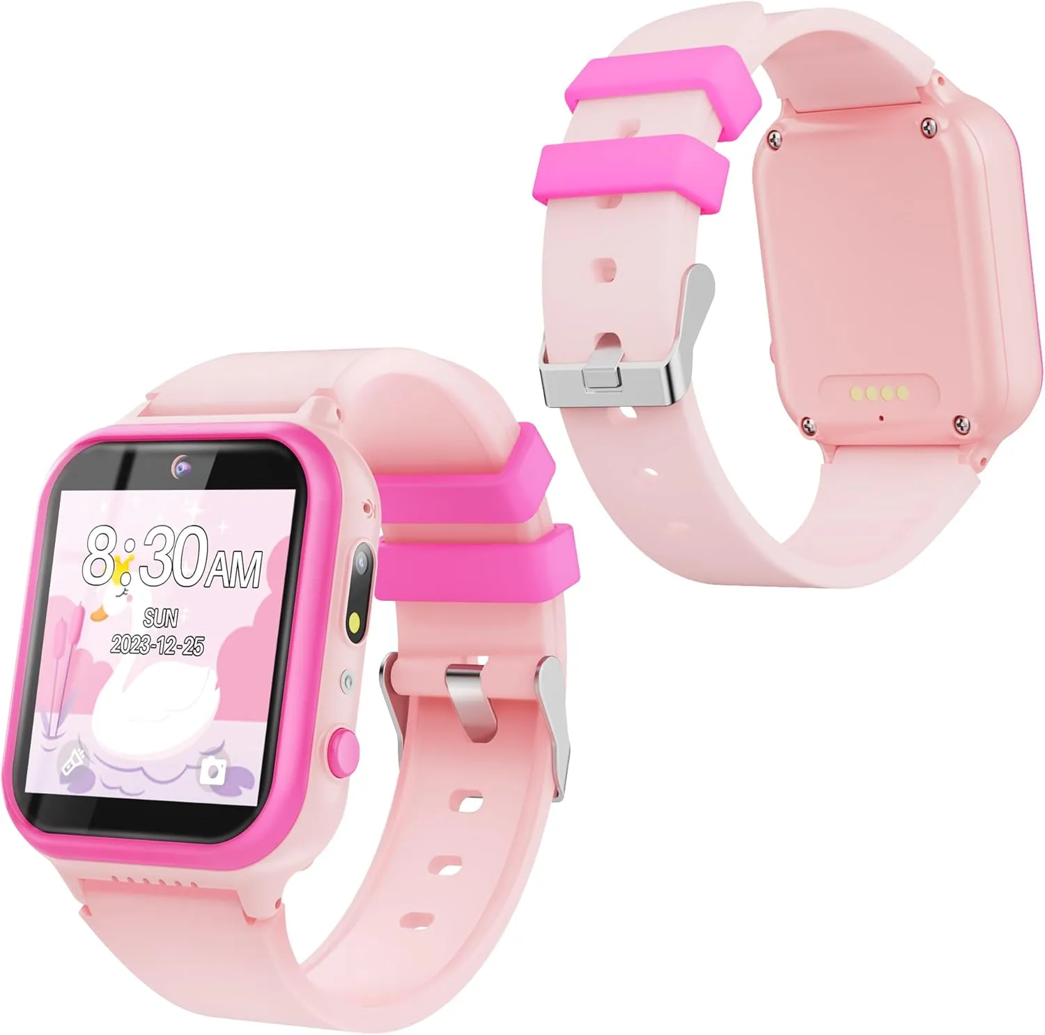 Boys and Girls,Birthday Christmas New Year Gifts for 3  Years Old Girls Boys.(Pink) afoul oceanographer quickly semicircular Kids Toy Smart Watch, Suitable for 3  