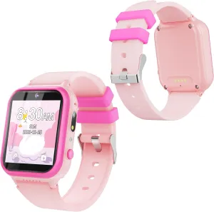 Boys and Girls,Birthday Christmas New Year Gifts for 3  Years Old Girls Boys.(Pink) afoul oceanographer quickly semicircular Kids Toy Smart Watch, Suitable for 3  