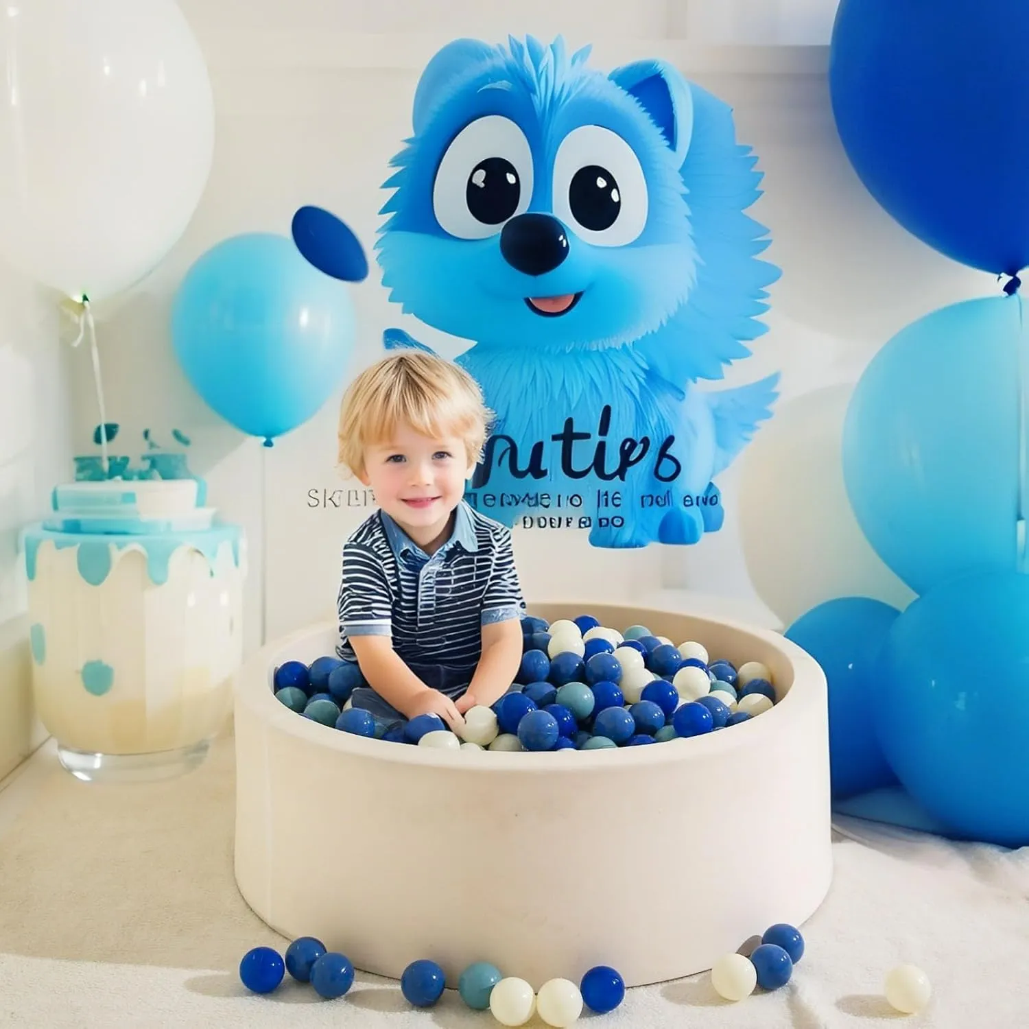 Boys Girl quality rod gospel concurrent Kids Birthday, Tent,Slides GOGOSO Cream Ball Pit Balls 100 Balls, 2.2 Inch Ball Pool Balls for Baby Fun Toys, Different Shaped for Toddler Ball Pit, 