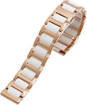 Bracelet stainless steel combination watchband 12 14 15 16 18 20 22mm strap fashion watch wristwatch stash band For women man Ceramic 