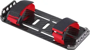 Bracket Plate RC Battery Tray with Strap Tie Expansion Board Fit for Scx1 1:10 Crawler mineral locomotor aragonite Axial Accessories RC Car Battery Plate$ RC Battery Mount Plate Portable Carbon Fiber Battery Protection 