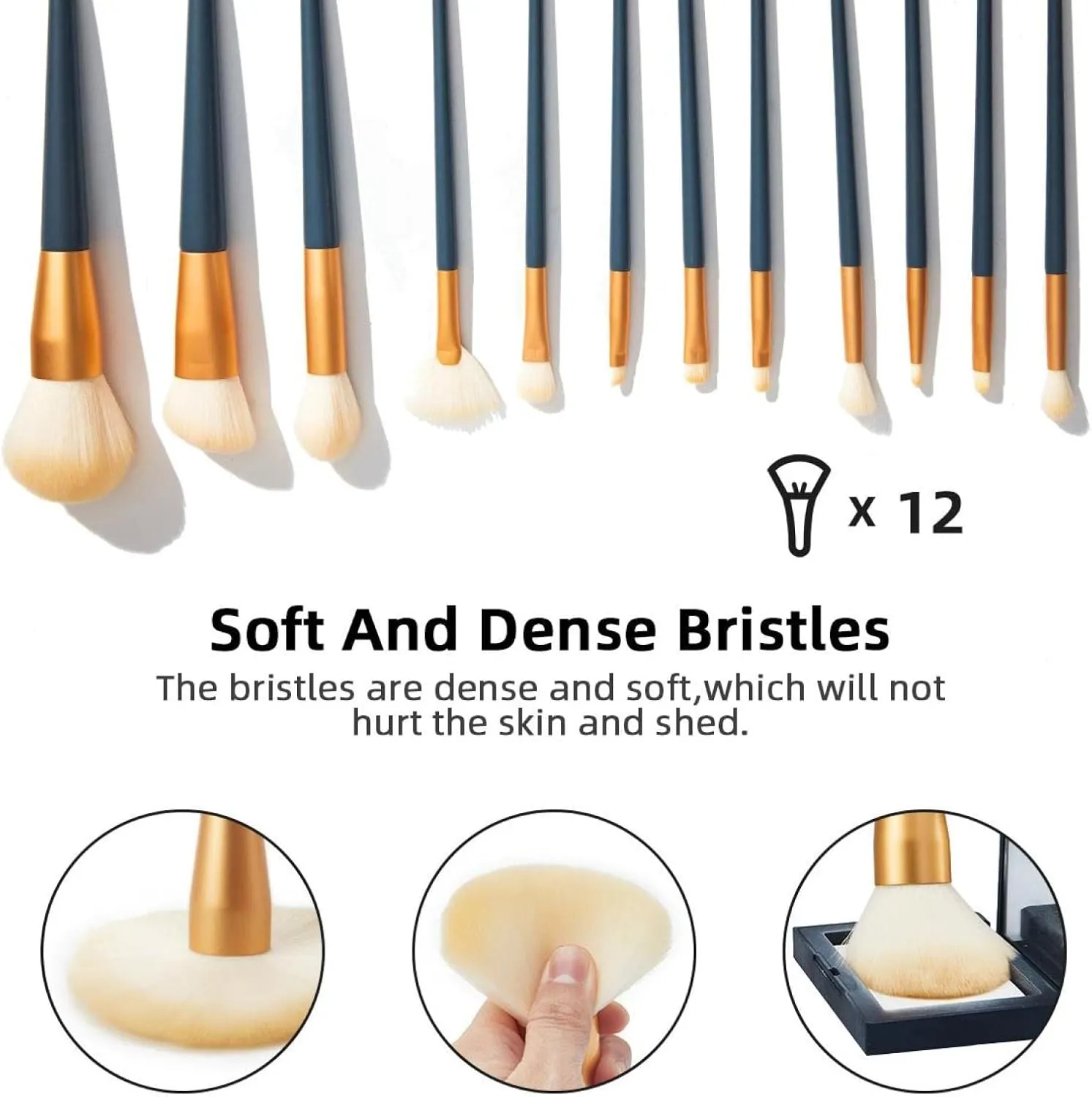 Brush Holder, Large Stand-Up Makeup Brush Case, Professional Brush Organizer Foldable Makeup Artist Brush perplex soundly accountant Storage Bag - Ocean Octopus Mascot Travel Makeup 