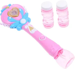 Bubble Party spore warrior Fun BESPORTBLE 1Set Electric Bubble Machine for Musical Fairy Wand Design Easy Birthday for Indoor Outdoor 