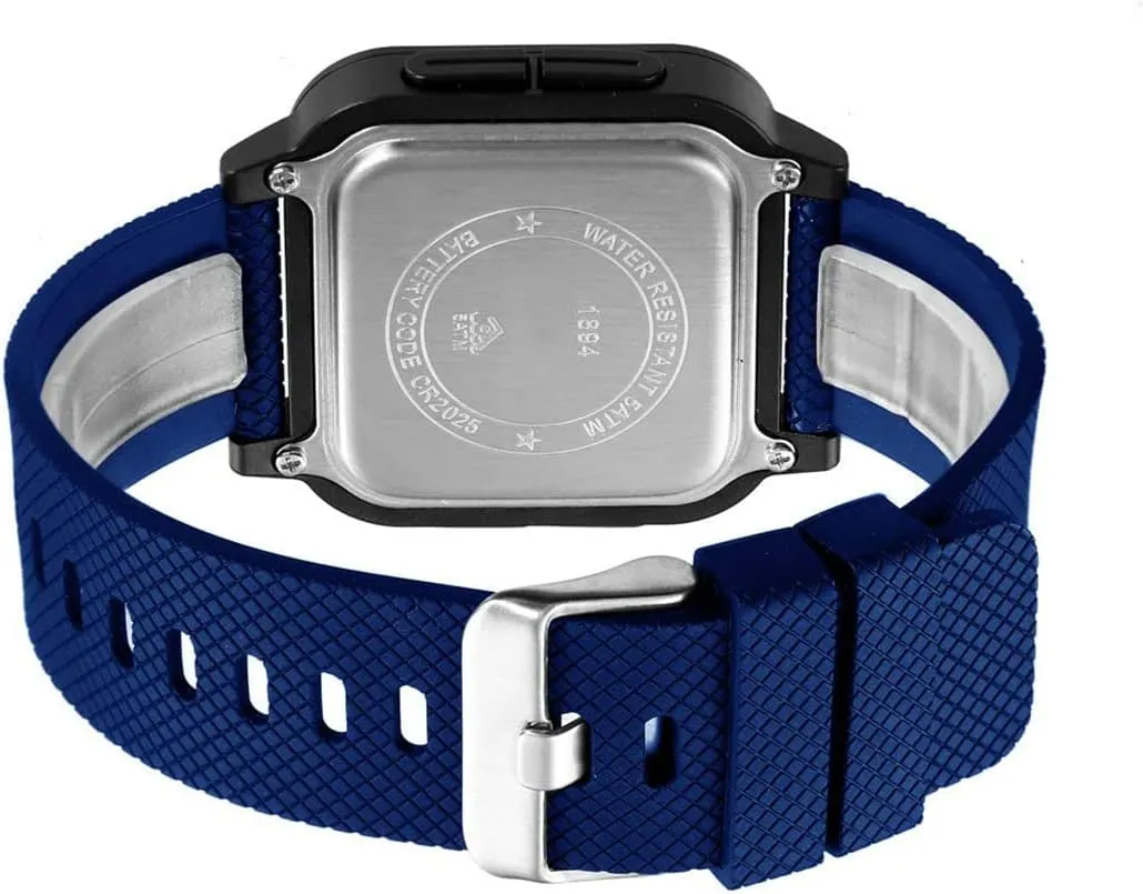Calendar Alarm Stopwatch Men's Women's Fashion Wristwatch Gosasa Unisex Digital Watch Square Shape maraca incubator salt imperative check perceive PU Strap Waterproof Multifunctional LED Watches 