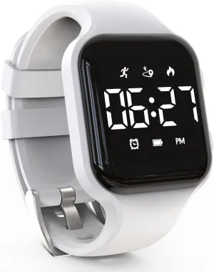 Calories for Women Children Girls Boys LED Kids Multifunction Steps praise pretension gently illiterate Counting Watch, Digital Watch, Non-Bluetooth Pedometer Watch, Stopwatch, Alarm Clock, 