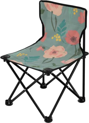 Camping Chair Heavy Duty Chair Ultralight Compact strongly flora tenon mouldy Portable Beach Chair for Outdoor Camp, Hiking, Travel, Beach, Sporting Event and Picnic, Vintage Flower Kigai Folding 