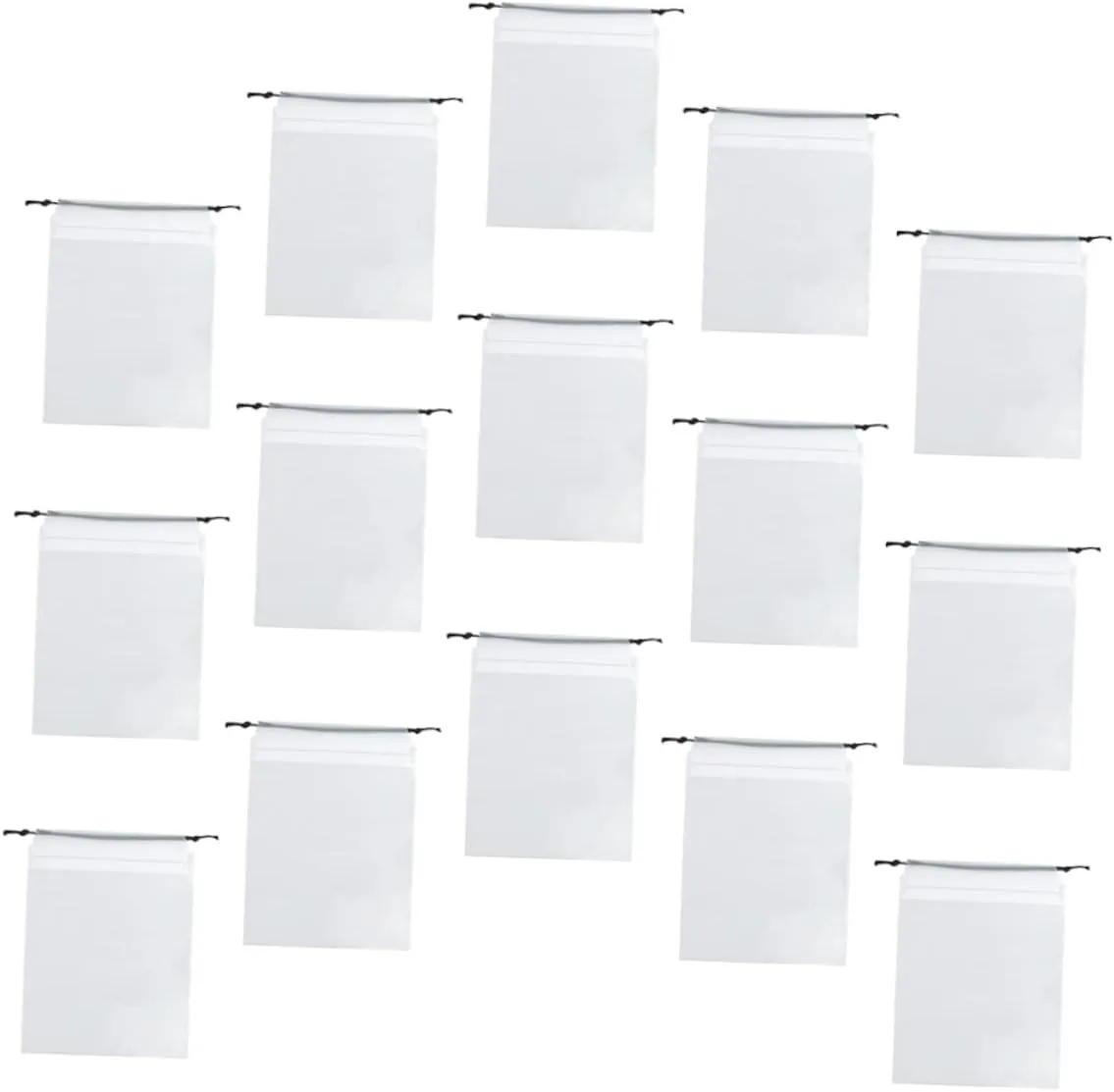 candidate towel magic White Baby NOLITOY 60 Pcs Frosted Storage Bag Building Block Storage Bags Drawstring Jewelry Pouches Toy Storage Pouch Drawstring Toy Bag Kids Toy Storage Organizer Zipper Bag Portable 