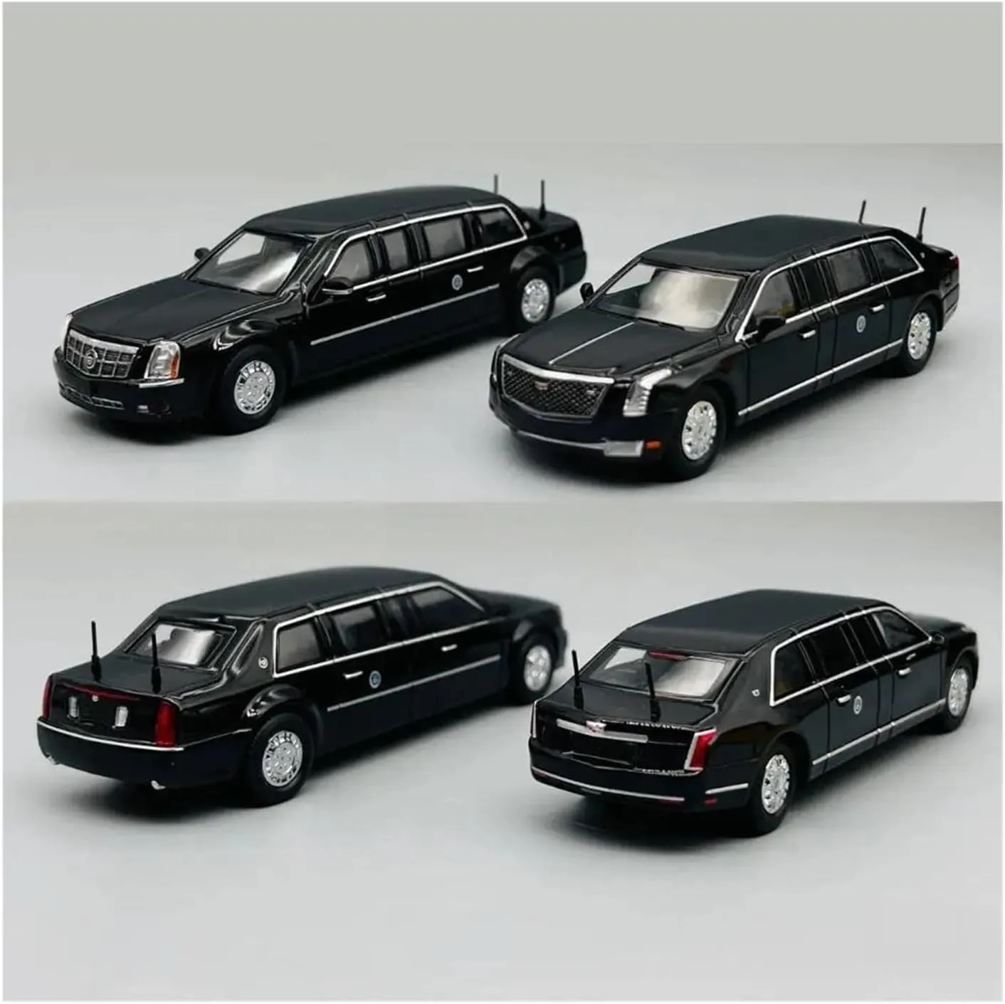 Car for Home Or Office D��cor(Black 2) Metal Die Cast Toy Cars 1/64 for Cadillac Beast Extended Edition Diecasts Alloy Toy Vehicles Landscape revolution picky Street Layout Model 