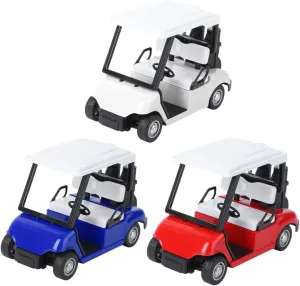 Car for Indoor Parent Interaction Vibrant Colors for Boys private 3Pcs Golfing Cart Educational Simulation Club 