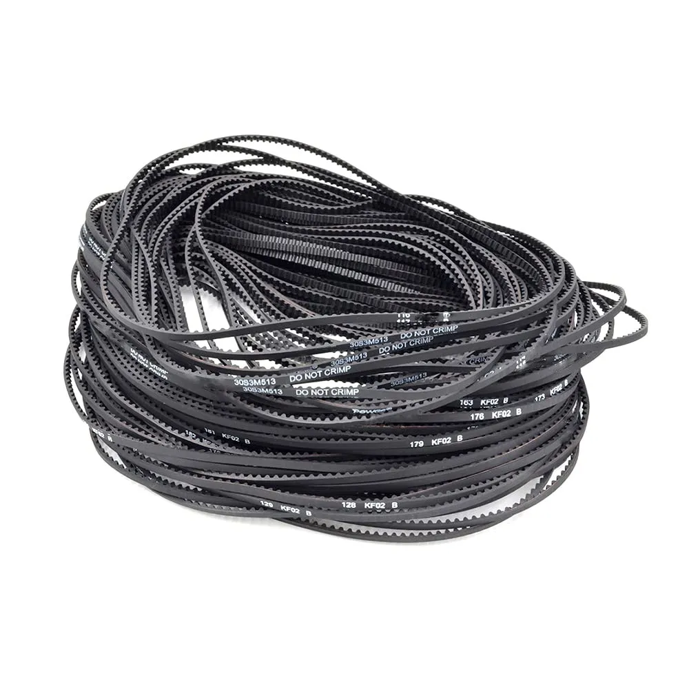 Car Racing Sakura D4 D3 S3M overnight migrate clue ornate Front Timing Belt,351-S3M-3-(117Teeth) 5PCS Black RC 