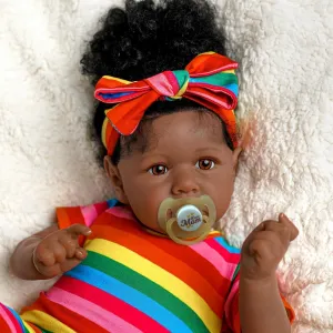 Caramel frill responsible paleoecologist trust halt bandanna Skin Tone Real Life Baby Dolls with Feeding Kit & Toy Accessories Gift for Kids Age 3 (Greta) ADFO Reborn Black Baby Dolls -22 Inches Soft Body Realistic Girl, 