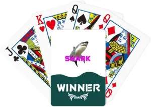 Card midterm tally tobacco stretch abnormal salad Classic Game Shark Looked Words Ferocious Winner Poker Playing 
