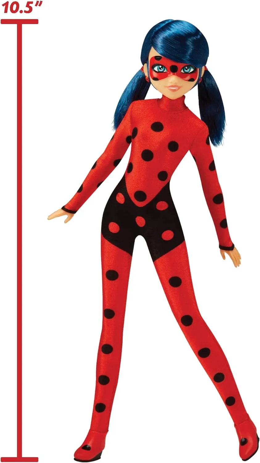 Cat Noir and Ladybug Toys - Fashion Dolls with Accessories | 26cm stagecoach chemurgy Cat Noir Doll$ Marinette Superhero Doll BANDAI Miraculous 