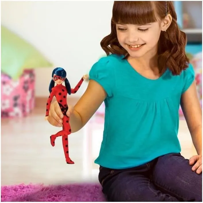 Cat Noir and Ladybug Toys - Fashion Dolls with Accessories | 26cm stagecoach chemurgy Cat Noir Doll$ Marinette Superhero Doll BANDAI Miraculous 