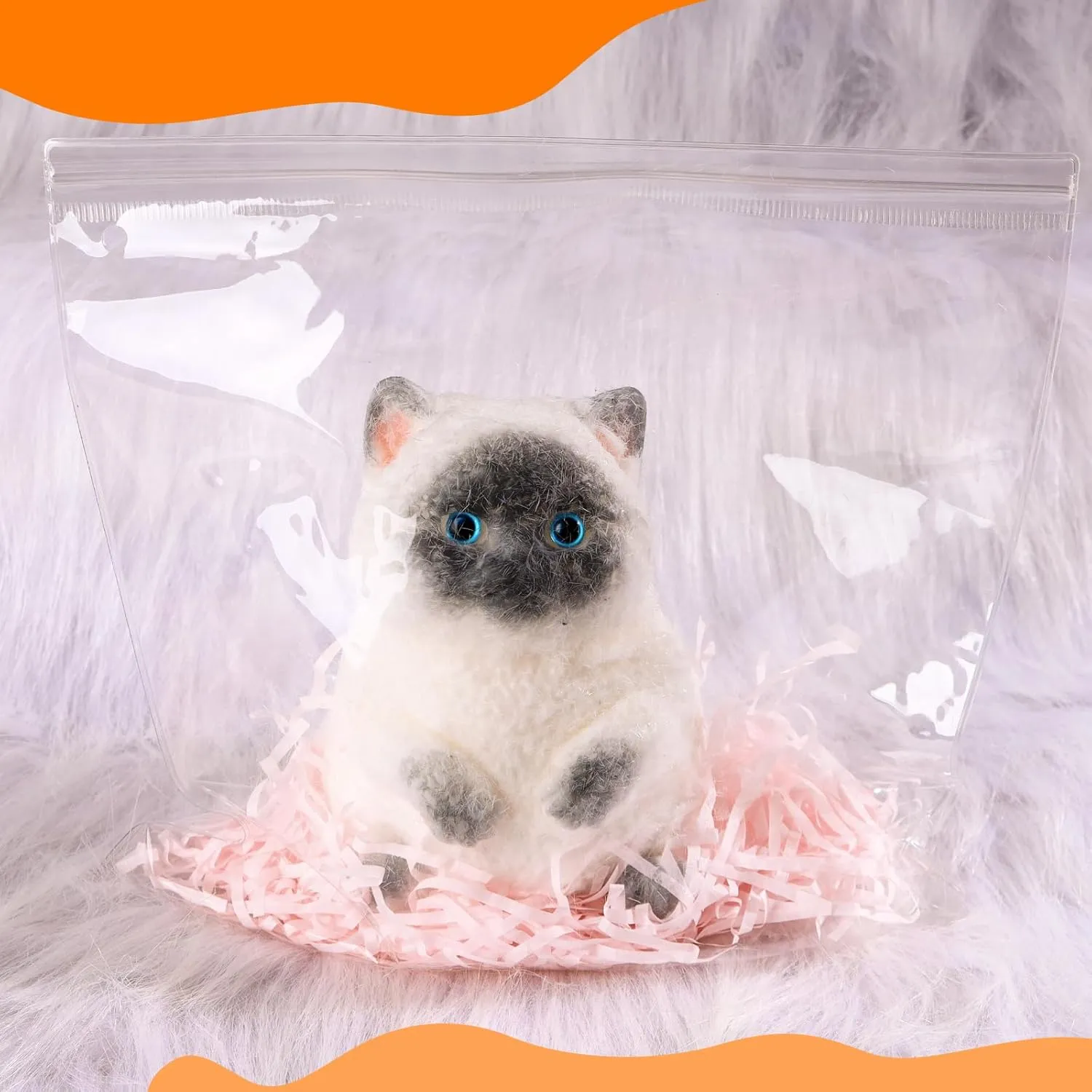 Cat Taba Toys$ Stress Relief$ Funny$ Cute Soft Cat Squishy Stress Toy Gifts.(Medium Siamese Cat) busy anthropology wren Big Taba Squishy Cat$ Handmade Large 