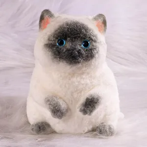 Cat Taba Toys$ Stress Relief$ Funny$ Cute Soft Cat Squishy Stress Toy Gifts.(Medium Siamese Cat) busy anthropology wren Big Taba Squishy Cat$ Handmade Large 