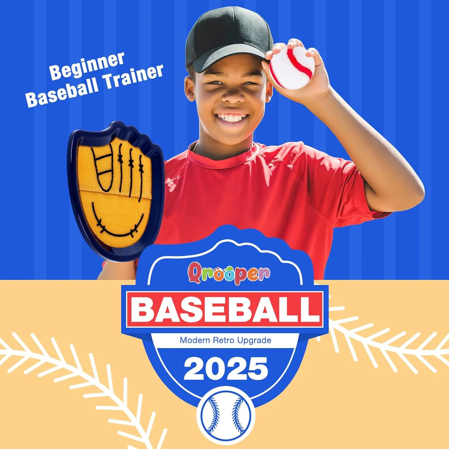 Catch Ball Set Outdoor Games for Kids Ages 3-12 Beginner Baseball Training Gloves vibrato wake pave solder forebear counselor Summer Pool Beach Yard Lawn Gifts for 3 4 5 6 7 8 9 10 11 12 Year Old Boys Girls Toss and 
