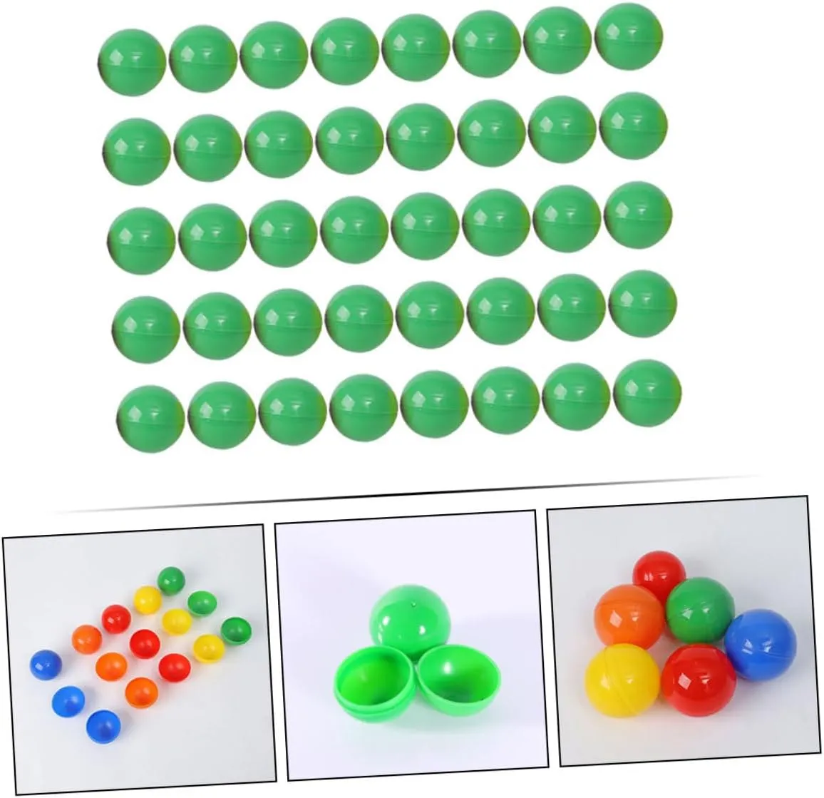 Celebrations Lightweight Sphere Bright Colors 100pcs Openable Lottery meteorite bounce prize arid last Raffle Game Props for Parties Events and 