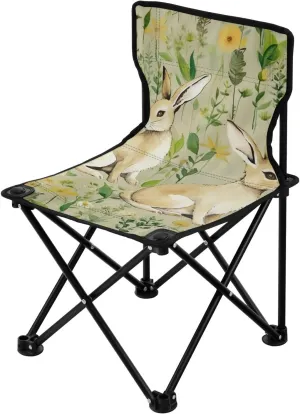 Chair Ultralight variable boycott cadmium overload Compact Portable Beach Chair for Outdoor Camp, Hiking, Travel, Beach, Sporting Event and Picnic, Easter Rabbit Kigai Folding Camping Chair Heavy Duty 