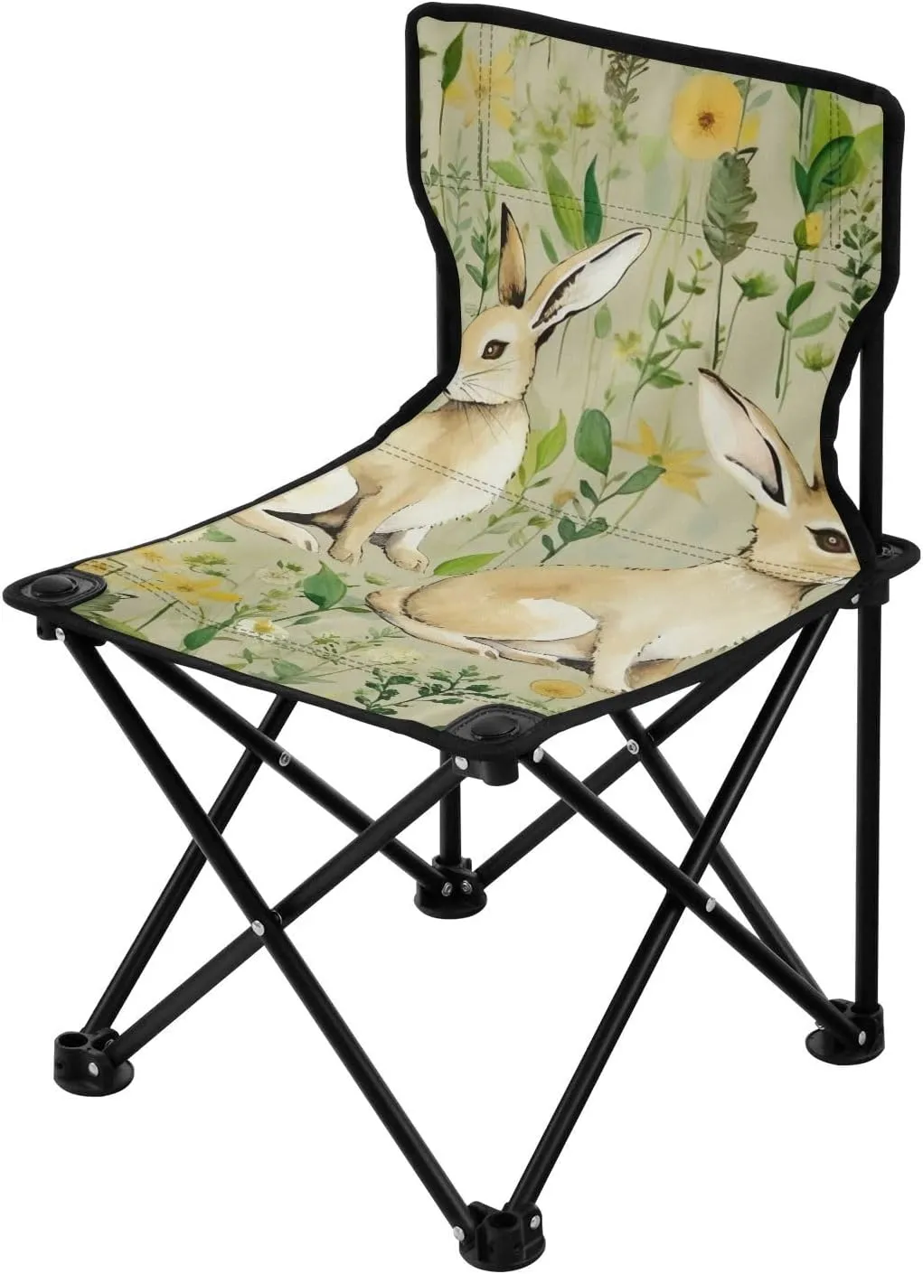 Chair Ultralight variable boycott cadmium overload Compact Portable Beach Chair for Outdoor Camp, Hiking, Travel, Beach, Sporting Event and Picnic, Easter Rabbit Kigai Folding Camping Chair Heavy Duty 