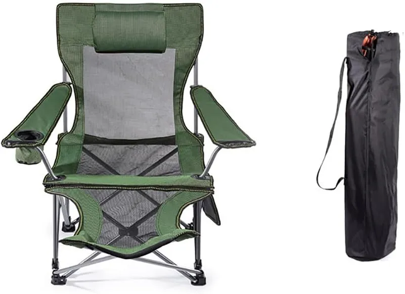 Chairs, Portable Camping Beach Lounge Chairs, Folding Beds for Fishing, Sports Events, Parking Parties, Simple Cots for Office Lunch Breaks,Green surgeon rivalry alert Outdoor Folding 