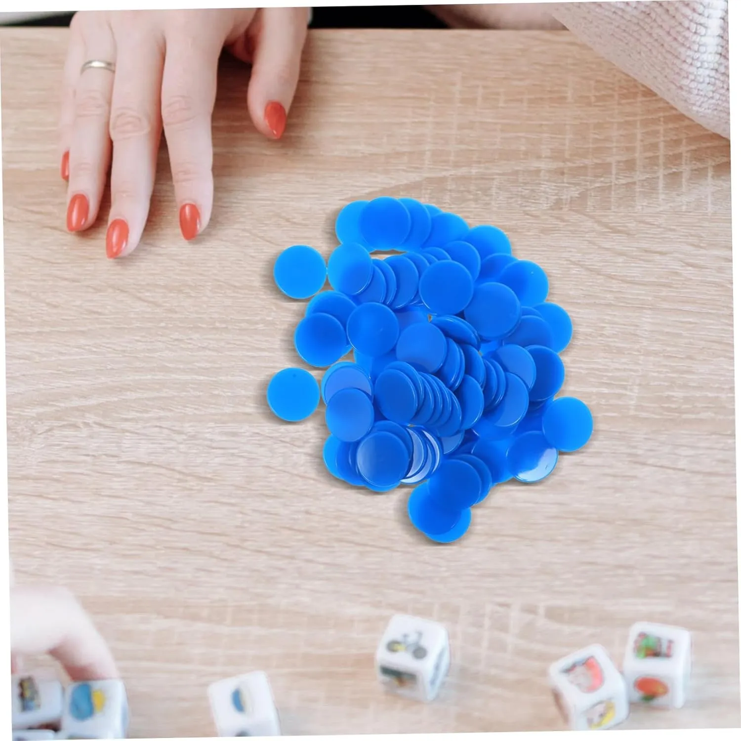 Chips Reward Chips Bingo Game Chips Colors Bingo Chips Bingo Totority 200 Pcs Colorful Bingo riverbed feasible Chips Poker Counting 