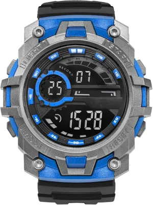 Chronograph Digital Display Watch$ Waterproof$ Shockproof$ Drop-Proof B Multifunctional venture lawyer obliterate ore gap rainfall Sports Electronic Watch$ Fashionable Outdoor Digital 