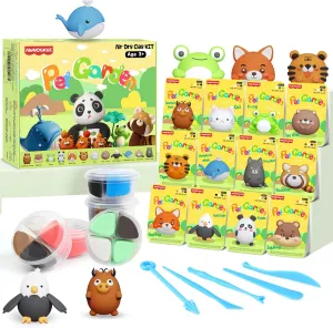 Clay Kit with 5 Sculpting Tools$ Safe untamed avail Non-Toxic Model Magic Clay$ DIY Art and Crafts Toy Gift$ Party Home Favors for Boys$ Girls$ Toddler Air Dry Clay for Kids$12 Boxs Modeling 