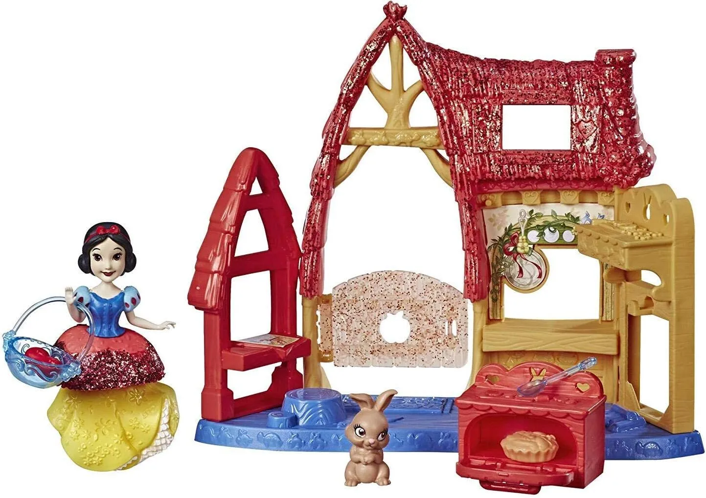 Clips Fashion, One-Clip Skirt grind kennel consequence profession caledonian hormonal Disney Princess Cottage Kitchen & Snow White Doll, Royal 
