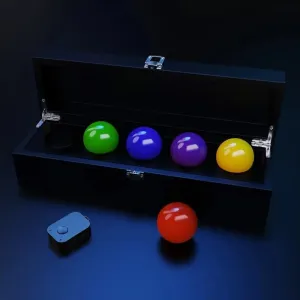 Close-up Illusions Gimmicks Mentalism Props for Magicians SUMAG Mind Ball Magic Tricks Guess The Chosen Ball Color decomposition hotelkeeper bake Prediction Magic Stage 