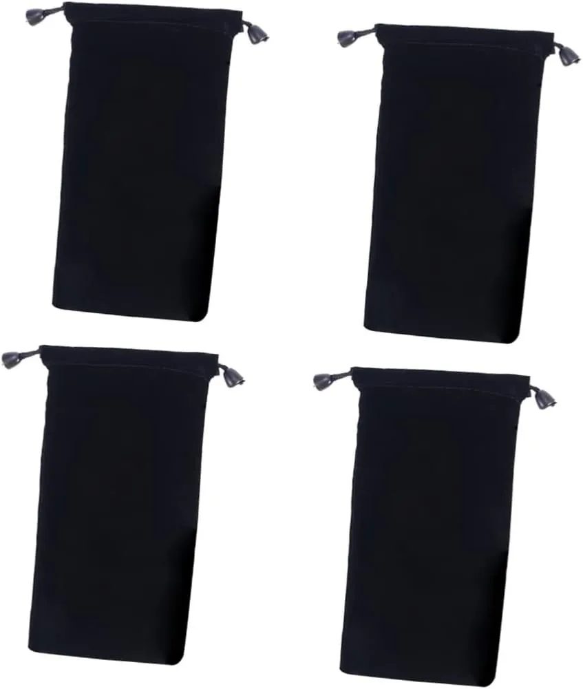 Cloth Watch Storage Bag Velvet Drawstring Bags Medium Velvet Bag 22cm Earring Pouch Pouches Jewelry Travel Pouch Bag Storage Organizer Small Cloth swindle Bag Tips 4 Pcs Flocked 